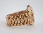 Rolex Day-Date 40 Rose Gold Chocolate Diagnonal Motif Index Dial & Fluted Bezel President Bracelet 228235 - - 图片 4
