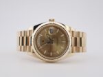 Rolex Day-Date 40 Yellow Gold Champagne Index Dial & Fluted Bezel President Bracelet 228238 - - 图片 4