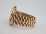 Rolex Day-Date 40 Rose Gold Chocolate Diagnonal Motif Index Dial & Fluted Bezel President Bracelet 228235 - - 图片 5