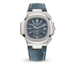 41mm Flyback Chronograph Blue Dial 18k White Gold Denim