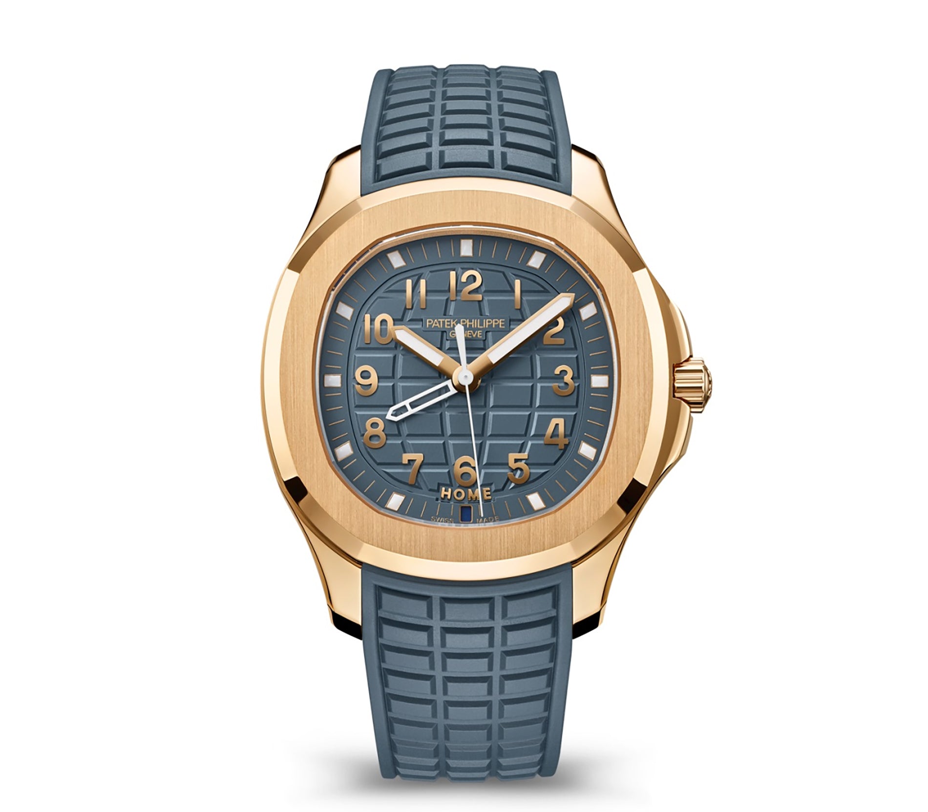 14800.jpg 39mm Travel Time 18k Rose Gold Blue-Grey Dial Quartz - 图片 1