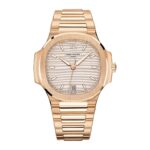 35mm 18k Rose Gold Silver Dial Self Winding