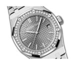 37mm Stainless Steel Diamond Bezel Grey Dial Automatic - 图片 2