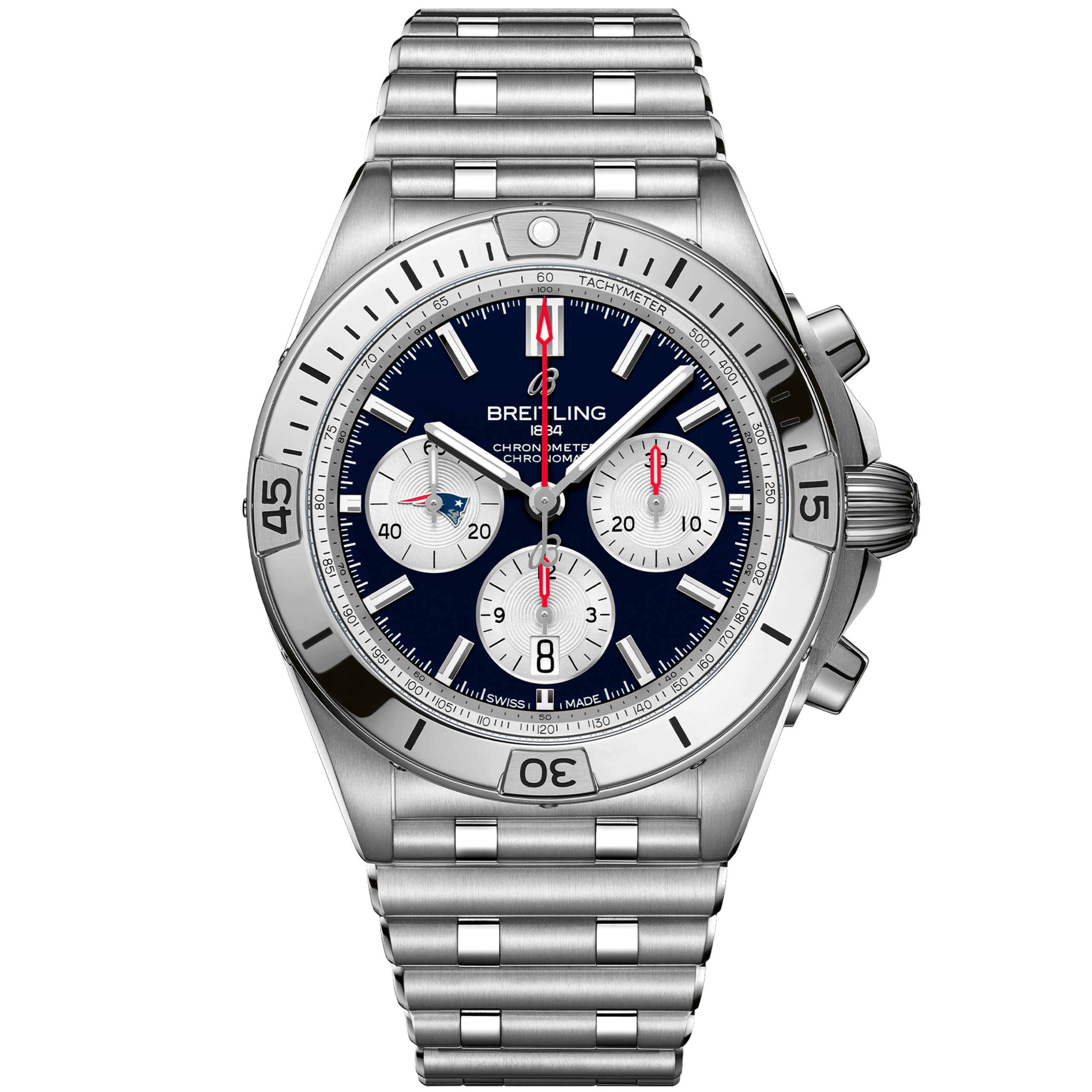 Chronomat_B0142_AB01342B1C7A1_STEEL_NEW_ENGLAND_PATRIOTS_DIGITAL-scaled-1.png Chronomat B01 42 NFL New England Patriots Edition AB01342B1C7A1 - 图片 1