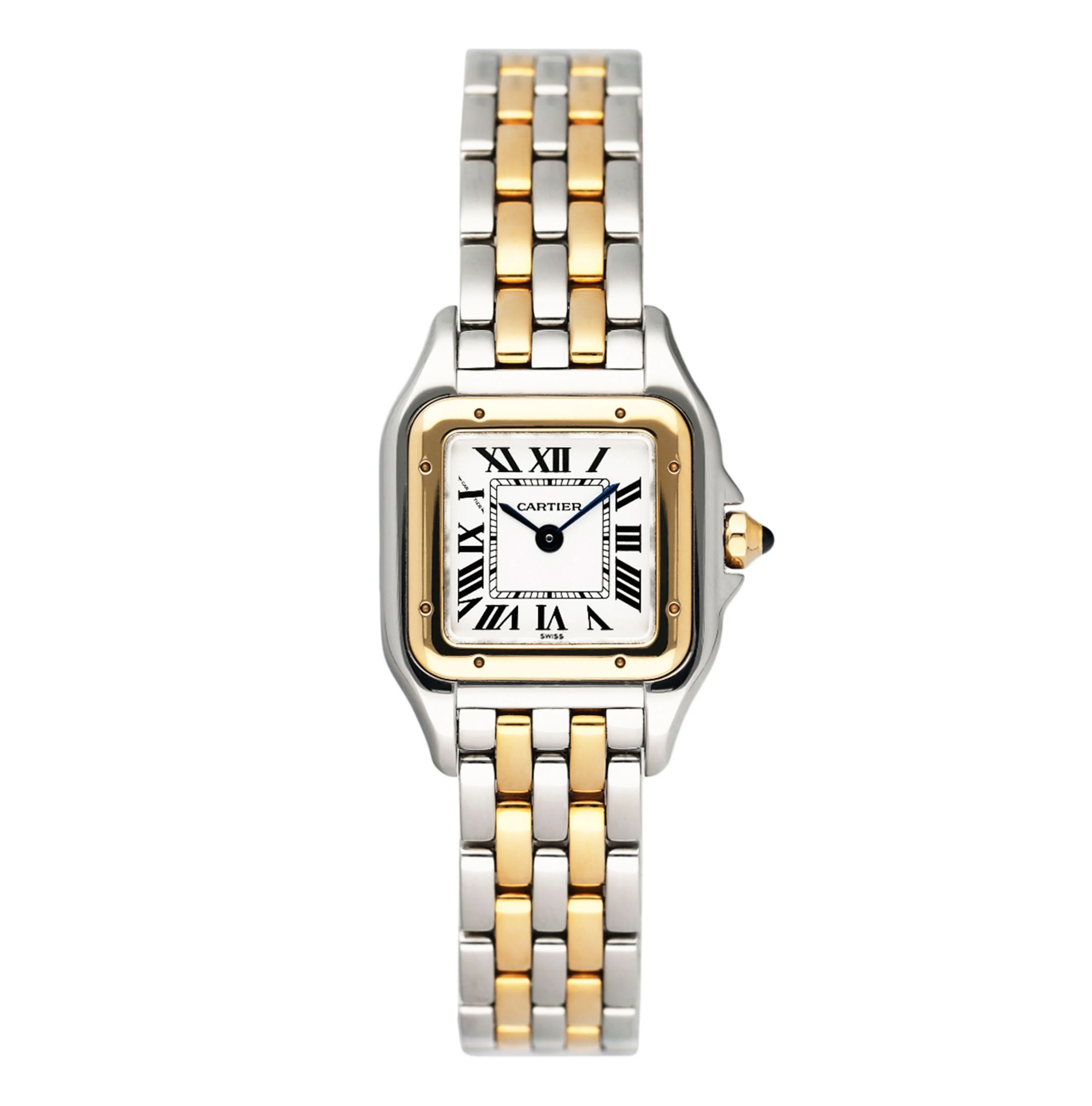 Pre-Owned-Cartier-Panthere-6692-18k-Yellow-Gold-and-Stainless-Steel-Case-with-Silver-Dial-Two-Row-Bracelet-JD-Watches-NY.png Cartier Panthère W2PN0006, 18k Yellow Gold and Stainless Steel Case with Silver Dial, Two-Row Bracelet - 图片 1