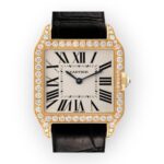Cartier Santos Dumont Yellow Gold WH100351 Silver Dial Women's Watch - 图片 5