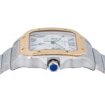 Cartier Santos W2SA0008 43mm White Dial With Two Tone Bracelet - 图片 5