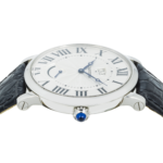 Cartier Tank Américaine W1556369 – Stainless Steel Automatic Watch with Leather Strap - 图片 3