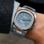 Patek Philippe Nautilus 5980 Denim Steel Mens Watch - 图片 6