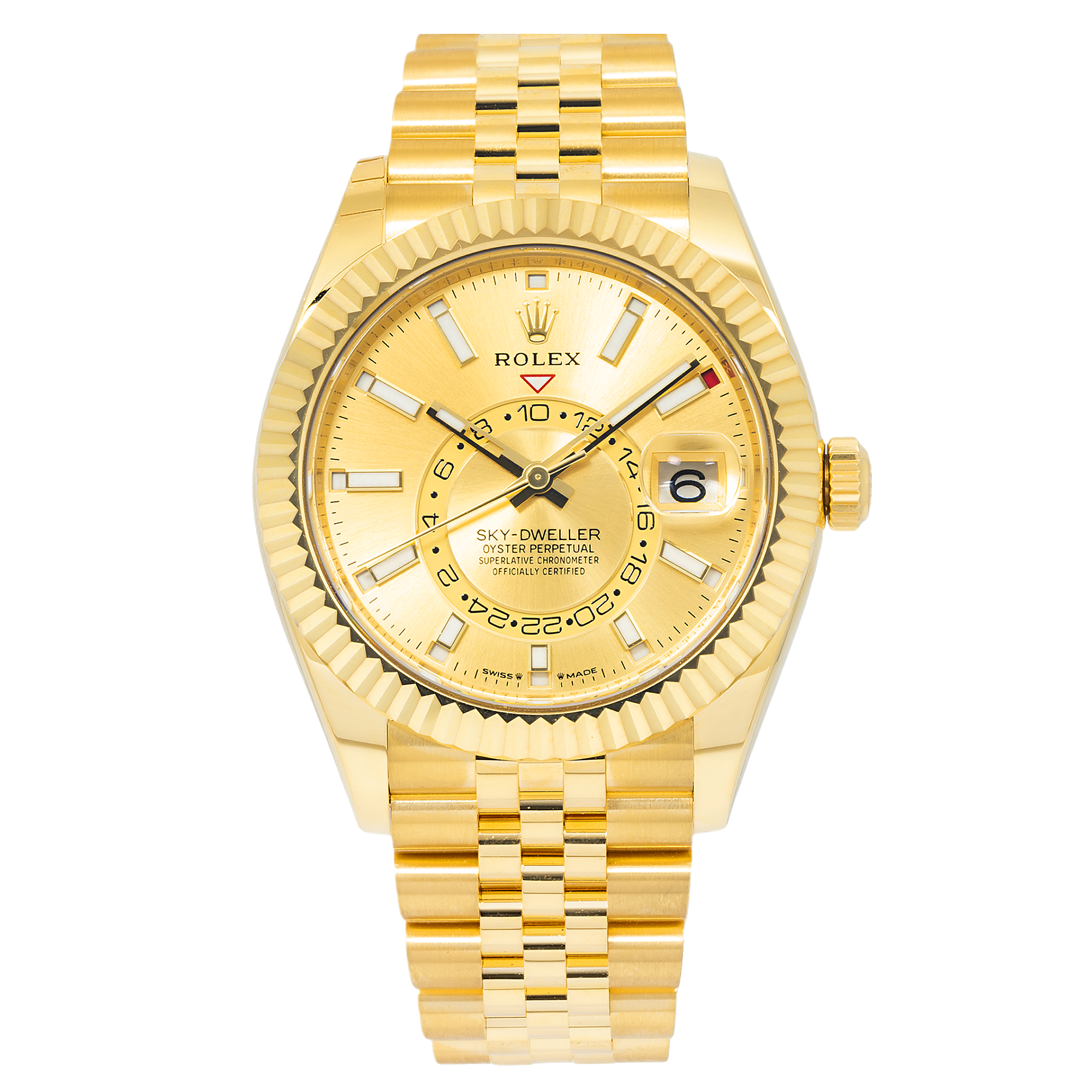 Pre-Owned-Rolex-18K-Yellow-Gold-Sky-Dweller-336938-Jubilee-Bracelet-JD-Watches-NY.png Rolex 18K Yellow Gold Sky-Dweller 336938 Jubilee Bracelet - 图片 1