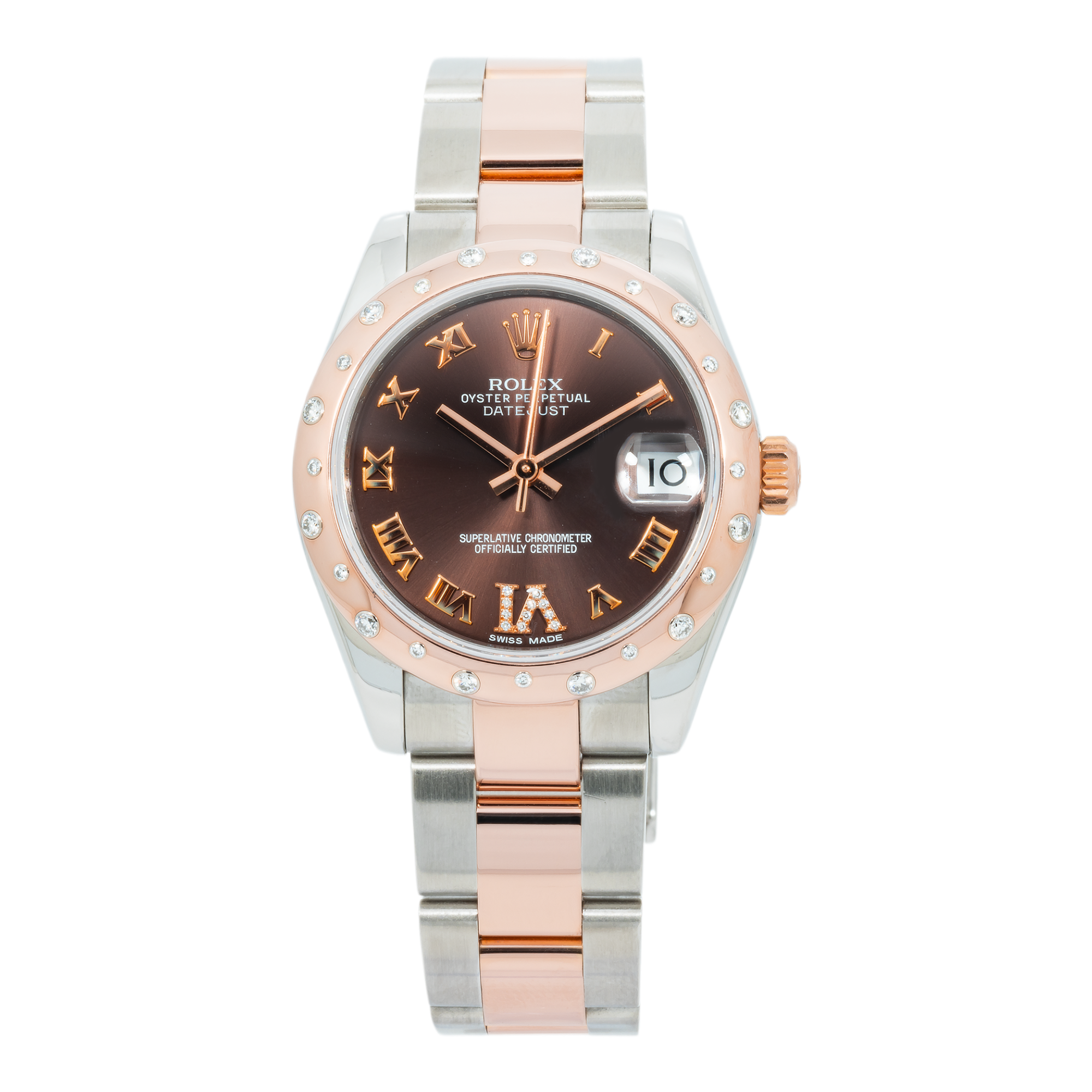 Pre-Owned-Rolex-Datejust-31mm-178341-Diamond-Bezel-Two-Tone-Stainless-Steel-18K-Rose-Gold-Oyster-Bracelet-JD-Watches-NY.png Rolex Datejust 31mm 178341 Diamond Bezel, Two Tone Stainless Steel & 18K Rose Gold Oyster Bracelet - 图片 1