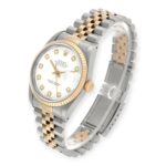 Rolex Datejust 36mm 16233  Steel Yellow Gold White Diamond Dial Mens Watch - 图片 5