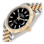 Rolex Datejust 41 Ref 126333 Steel Yellow Gold Black Dial Mens Watch - 图片 3