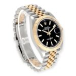 Rolex Datejust 41 Ref 126333 Steel Yellow Gold Black Dial Mens Watch - 图片 5