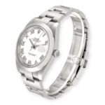 Rolex Datejust 41 White Roman Dial 126300 Smooth Bezel  Steel Mens Watch - 图片 3