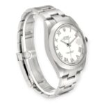 Rolex Datejust 41 White Roman Dial 126300 Smooth Bezel  Steel Mens Watch - 图片 4
