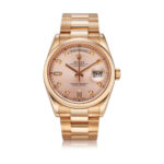 Rolex Day-Date 36 – Pink Gold with Diamond Dial Ref. 118205