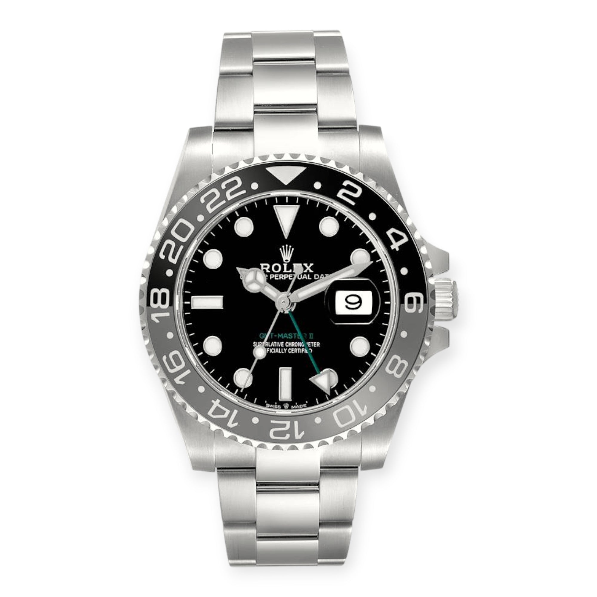 Pre-Owned-Rolex-GMT-Master-II-126710GRNR-Bruce-Wayne-Stainless-Steel-Oyster-JD-Watches-NY.jpg Rolex GMT-Master II 126710GRNR 'Bruce Wayne' Stainless Steel Oyster - 图片 1