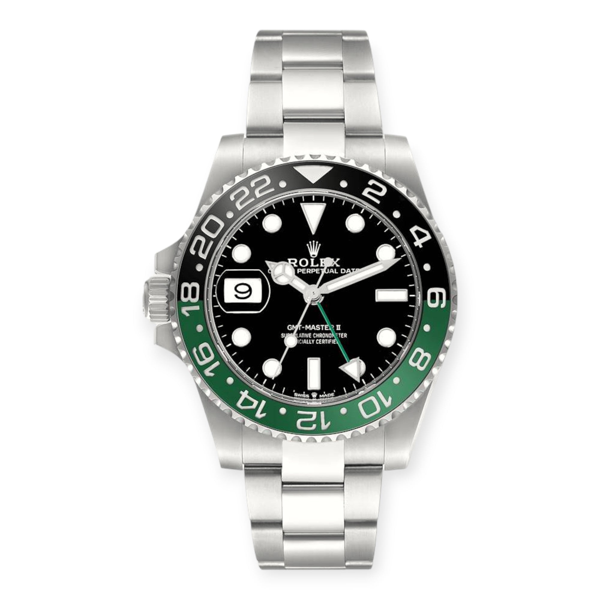 Pre-Owned-Rolex-GMT-Master-II-126720VTNR-40MM-Black-Dial-With-Green-And-Black-Bezel-JD-Watches-NY.jpg Rolex GMT-Master II 126720VTNR 40MM Black Dial With Green And Black Bezel - 图片 1