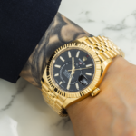 Rolex Sky-Dweller 336938 42mm 18k Yellow Gold Champagne Dial Oyster Bracelet Men’s Watch - 图片 6