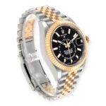 Rolex Sky Dweller Stainless Steel and Yellow Gold Jubilee Bracelet Black Dial 326933 - 图片 4