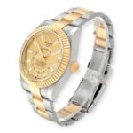 Rolex Sky Dweller Stainless Steel and Yellow Gold Jubilee Bracelet Champagne Dial 326933 - 图片 5