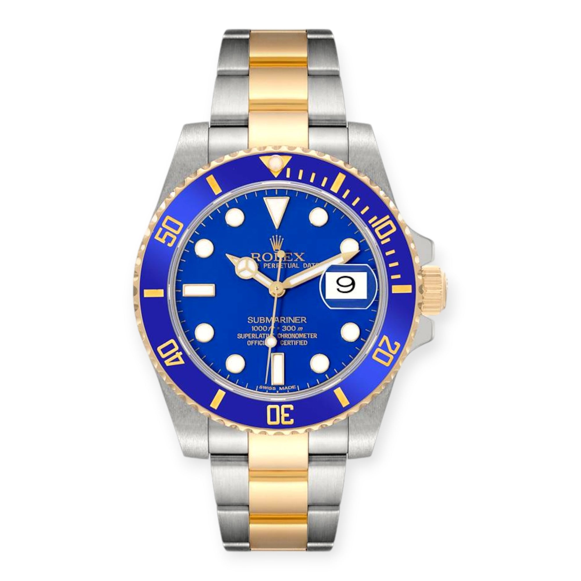 Pre-Owned-Rolex-Submariner-40MM-Two-Tone-Watch-Blue-Ceramic-Bezel-Blue-Dial-116613LB-JD-Watches-NY.jpg Rolex Submariner 40MM Two Tone Watch Blue Ceramic Bezel Blue Dial 116613LB - 图片 1