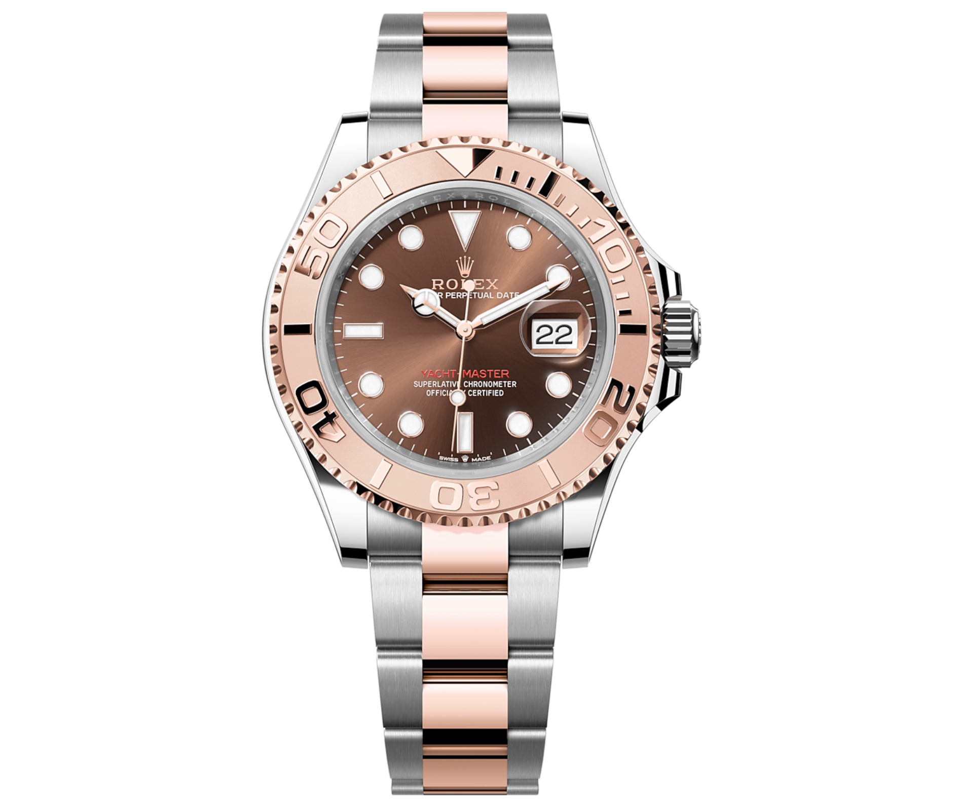 Screenshot2025-09-15at5.26.13PM.png Rolex Yacht-Master 40 – Everose Rolesor & Chocolate Dial | Ref. 126621 - 图片 1