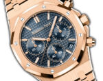 41mm Chronograph 18k Rose Gold Blue Dial On Bracelet - 图片 3