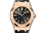 41mm 18k Rose Gold Black Dial On Leather - 图片 2