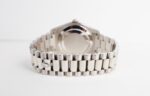 Rolex Day-Date 41mm White Gold Silver Diamond Dial & Fluted Bezel Oyster Bracelet 218239 - 图片 8