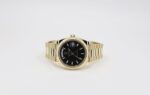 Rolex Day-Date 40 Yellow Gold Black Diagonal Motif Index Dial & Fluted Bezel President Bracelet 228238 - - 图片 3