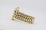 Rolex Day-Date 40 Yellow Gold Black Diagonal Motif Index Dial & Fluted Bezel President Bracelet 228238 - - 图片 5