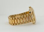 Rolex Day-Date 41 Yellow Gold Champagne Diamond Dial & Fluted Bezel President Bracelet - 218238 - 图片 5